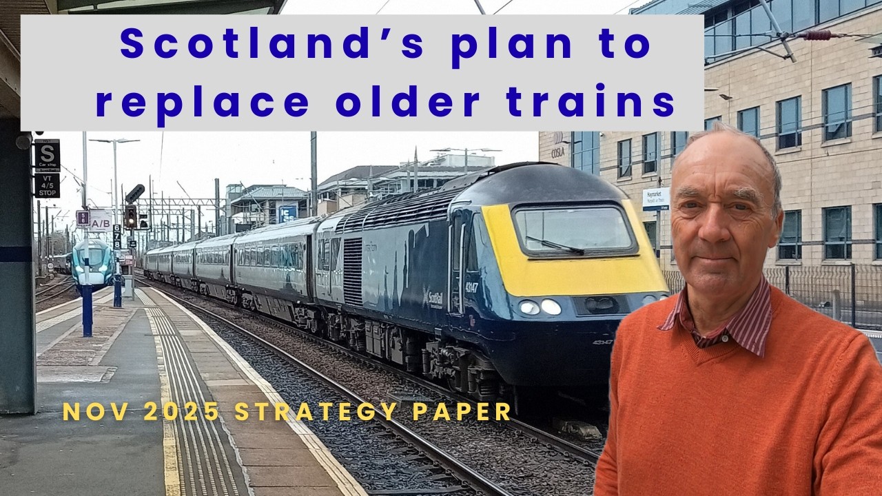 Scotland's plan to replace older trains will take a few years!