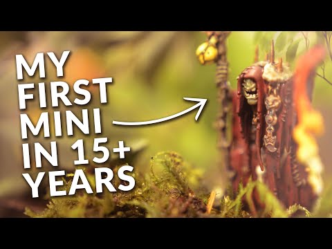 AGE OF SIGMAR | Kruleboyz Swampcalla Shaman Diorama - My First Mini in 15+ Years!