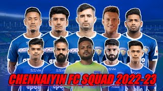 ISL Chennaiyin FC Squad 2022-23 | Chennaiyin FC Full Squad 2022-23