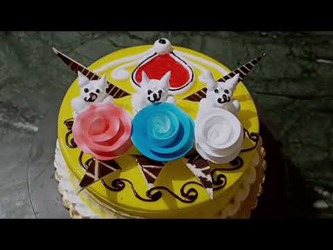 Pineapple cake 1 kg design