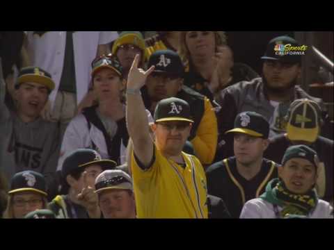 Funny A's Fan from Opening Day 03APR17