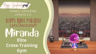 Miranda - Elite Cross Training Gym -  Animal Crossing Happy Home Paradise - Gameplay No Commentary