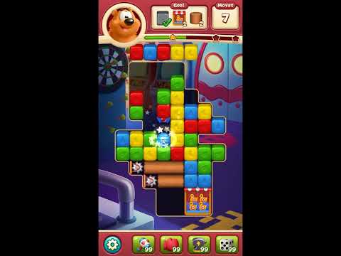 Toon Blast Level 6434 - NO BOOSTERS 🐻🐺🐱 | SKILLGAMING ✔️