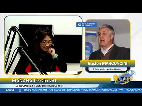Entrevista a Gastón Marconcini Intendente de San Genaro en Mañana Regional.