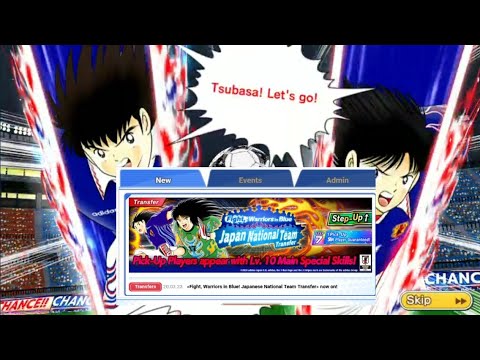 [GACHA] GASSS SAMURAI BLUE 1 - 7 STEP - CAPTAIN TSUBASA DREAM TEAM