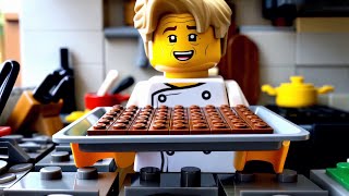 LEGO Gordon Ramsay makes LEGO Chocolate Brownies