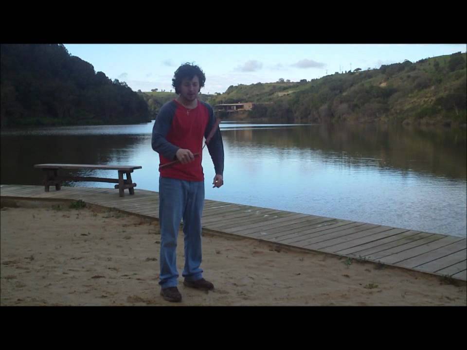 Advanced Nunchaku: down spin wheel to aerial