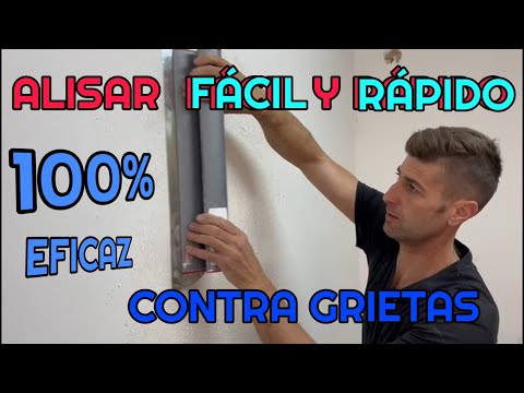 👉COMO ALISAR UNA PARED  FACIL Y RAPIDO Y💯 % EFICAZ contra las GRIETAS