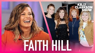 See Faith Hill &amp; Kelly Clarkson's Throwback Photo At Shania Twain Concert With Reba McEntire
