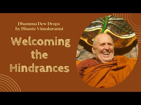 Dhamma Dew Drops: Welcoming the Hindrances | ft. Bhante Vimalaramsi