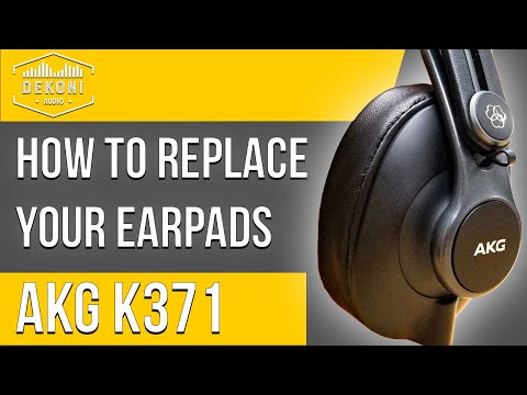 AKG K371 Replacement Ear Pads | How to Change Your Ear Pads | Dekoni Audio