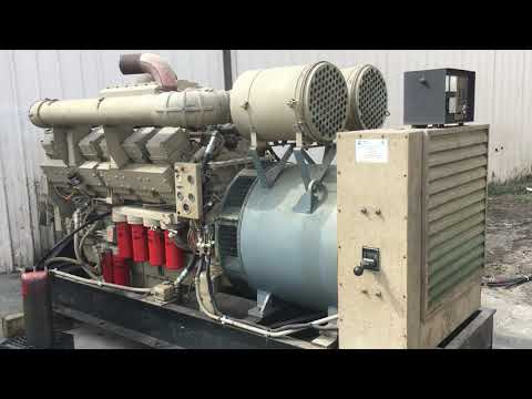 CUMMINS KT 2300 G  33102535  605KW GENSET  3-28-20