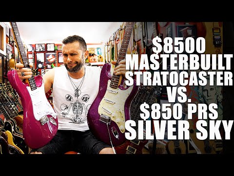 $8500 Fender Master Built vs $850 PRS Silver Sky