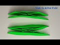 Sink Out Fold Origami Basic Folding Instruction