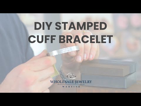How to Make a Stamped Cuff Bracelet