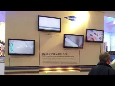 Blanke Messeinstallation PERMATFLOOR