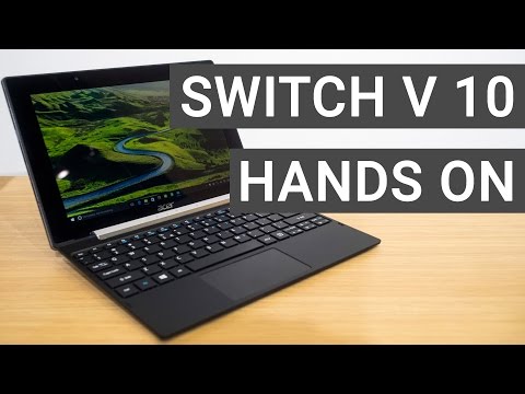 Acer Switch V 10 with Fingerprint Reader Hands On & Quick Review