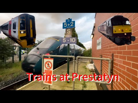 Trains at Prestatyn