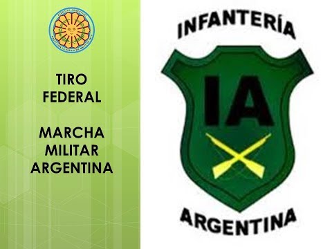 TIRO FEDERAL - MARCHA MILITAR DEL CAPITÁN  MAESTRO DE  BANDA CONCETTO D'ARCANGELO