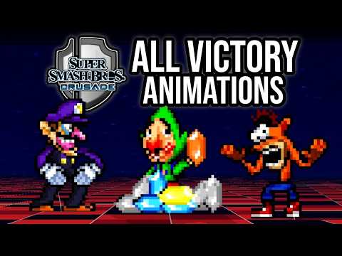 Super Smash Bros Crusade v0.9.5 - All Victory Animations & Themes