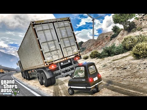 GTA 5 MODS LSPDFR 0.4.1 - PEEL P50 PATROL!!! (GTA 5 REAL LIFE PC MOD)