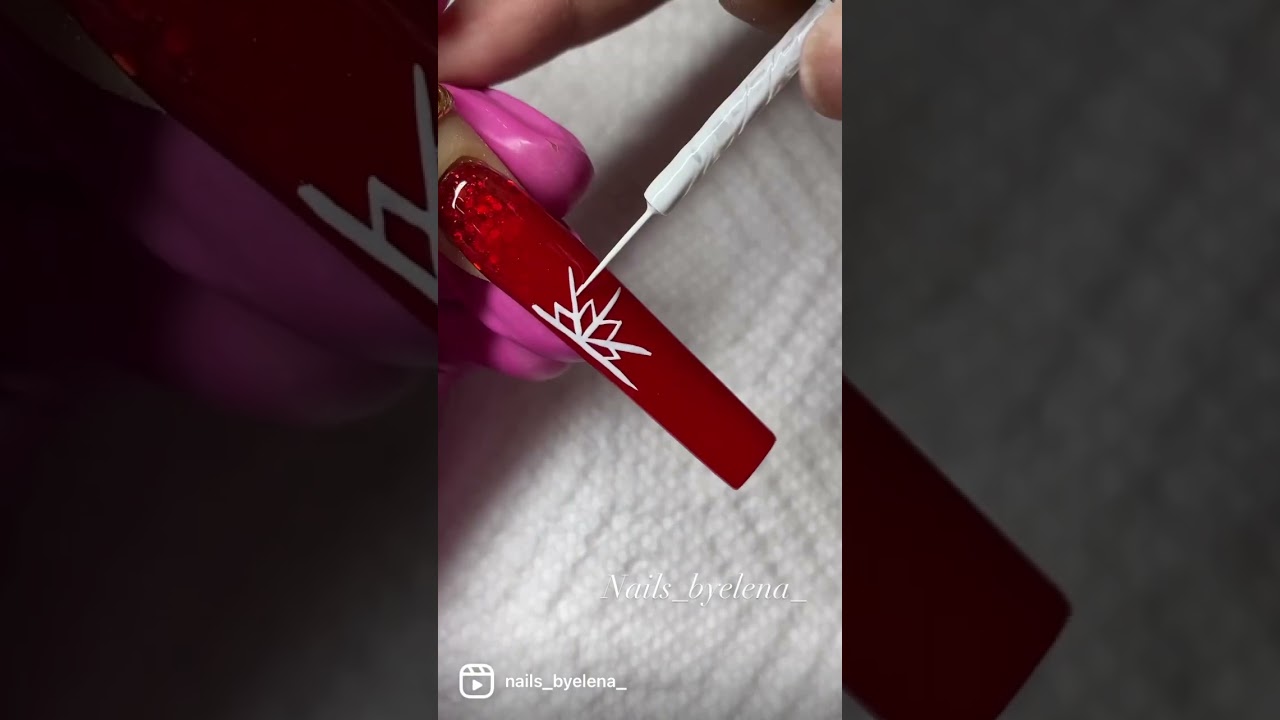 Ideas de diseño de uñas para navidad 🎄 ❤️