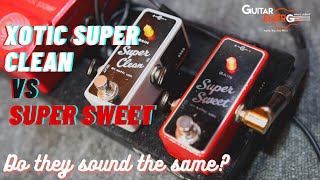 Video thumbnail for Xotic Super Clean Vs Super Sweet (Do they Sound The Same?) by Guitar Emerge