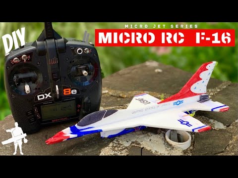 DIY RC Micro F-16 [FREE PLANS]