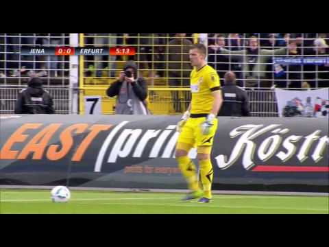 2013/2014 Thuringian Cup Final: FC Carl Zeiss Jena - FC Rot-Weiß Erfurt 5:0 (1st half)