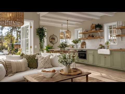Cozy tiny Green Cottage trend 2026 | Stunning decor With vintage Farmhouse