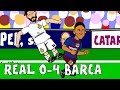 Real Madrid vs FC Barcelona 0-4 2015 - goals and highlights of El Clasico! (Parody 21.11.15)