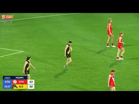 U18 Torrens University Cup GF - Glenelg's Jack McAuley takes a one hander, puts Bays in front