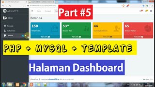 PART #5 PHP - MYSQL : Template - Download Template & Halaman Dashboard