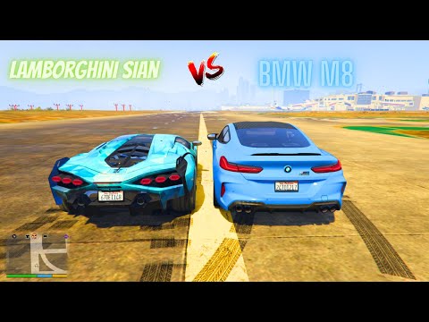 Lamborghini Sian Vs BMW M8 | Who Will Win ? | #2