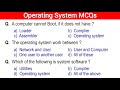 Operating System MCQs | For All Competitive Exams
