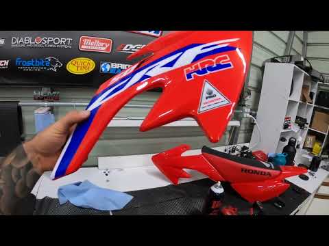 CRF 50 Plastic install & Conversion Honda Pit Dirt Bike CRF50