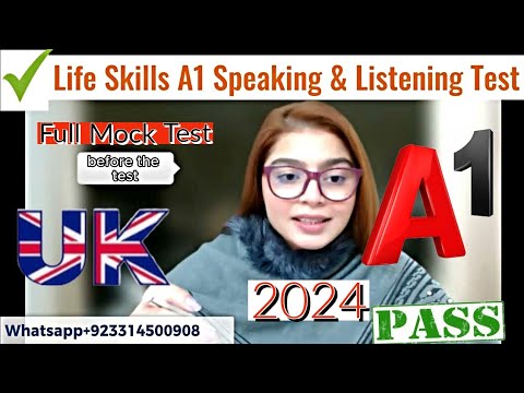 Life Skills A1 IELTS UKVI Spouse Visa Test||Speaking & Listening|| Recent Topics Full Mock Test 2023