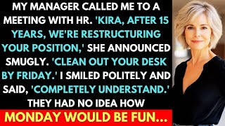 Boss Quickly Dismissed Me After 15 Years; But I Knew It Beforehand. They'd No Idea What Was Coming