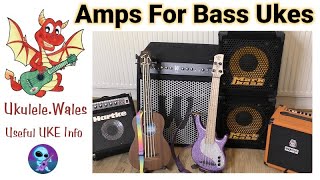 Video thumbnail for Amplifiers For Bass Ukuleles - The Basics About Amps For Your U-Bass by Ukulele Wales