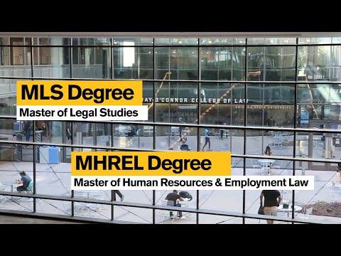 Master of Legal Studies and Master of Human Resources and Employment Law degrees overview