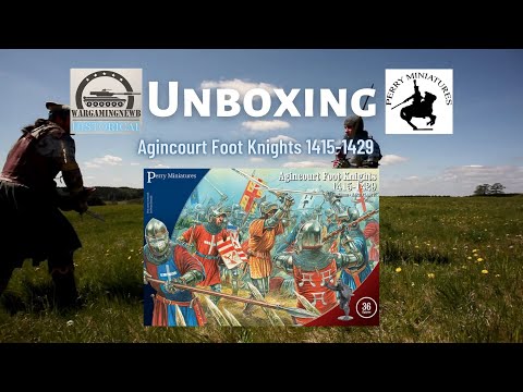 Unboxing and Review: Perry Miniatures Agincourt Foot Knights 1415 - 1429 AO60 [Unboxing]