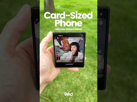 🤩 Card-sized phone from iKKO! ❤️#ikko #smartphone #miniphone #mindone #ikkophone