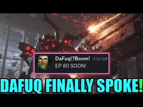 BOOM FINALLY SPEAKS OUT! 🚨 SKIBIDI TOILET COMMUNITY DRAMA & EPISODE 80 CONFIRMED!