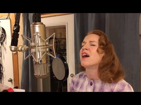Alex Pangman & The Sweet Hots in studio "If I Don't Mean It" (written by Connee Boswell)