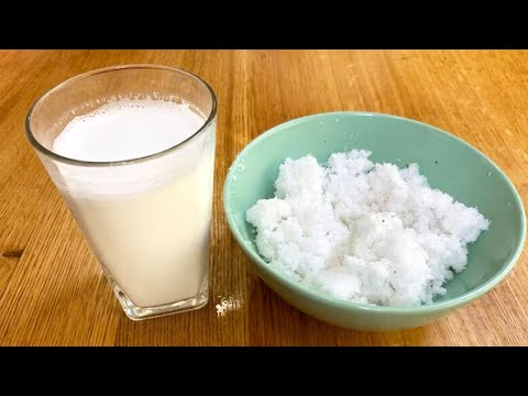 EASY Homemade COCONUT MILK, 100% Natural and LOW CARB - Delicious and Healthy!
