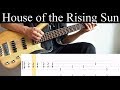 House Of The Rising Sun (The Animals) - Bass Cover (With Tabs) by Leo Düzey