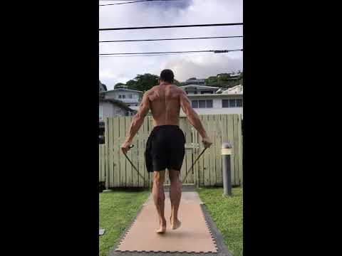 Day 105 - 2 lbs. Crossrope x 6 Min. + Burpees x 5 Min. - August 21, 2020 6:07 pm