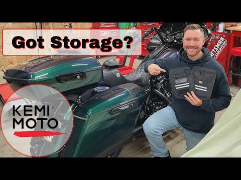 Kemimoto Saddlebag Organizers for Harley Davidson Touring Models (Unboxing)
