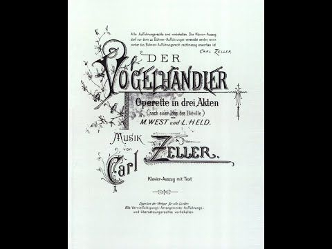 Wie mein Ahnl zwanzig Jahr' Der Vogelhändler  Carl Zeller.  Regina 15.5" Nr-1079