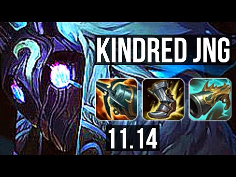 KINDRED vs OLAF (JUNGLE) | Rank 2 Kindred, 13/2/11, Legendary, Rank 23 | TR Challenger | v11.14